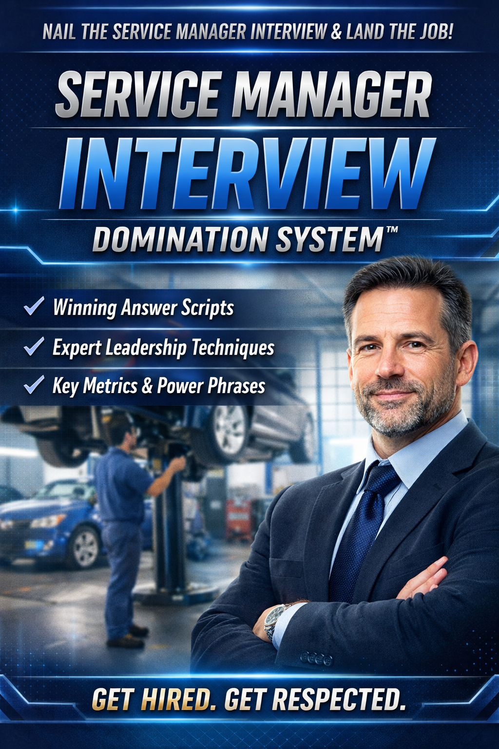 Service Manager Interview giveaway cover